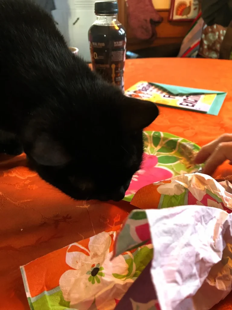 I'd be glad to clean up the surprise birthday party we had for our patriarch Gary!  My pleasure!!