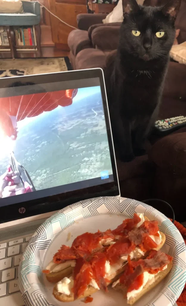 Lox and bagels for breakfast? Where's mine?