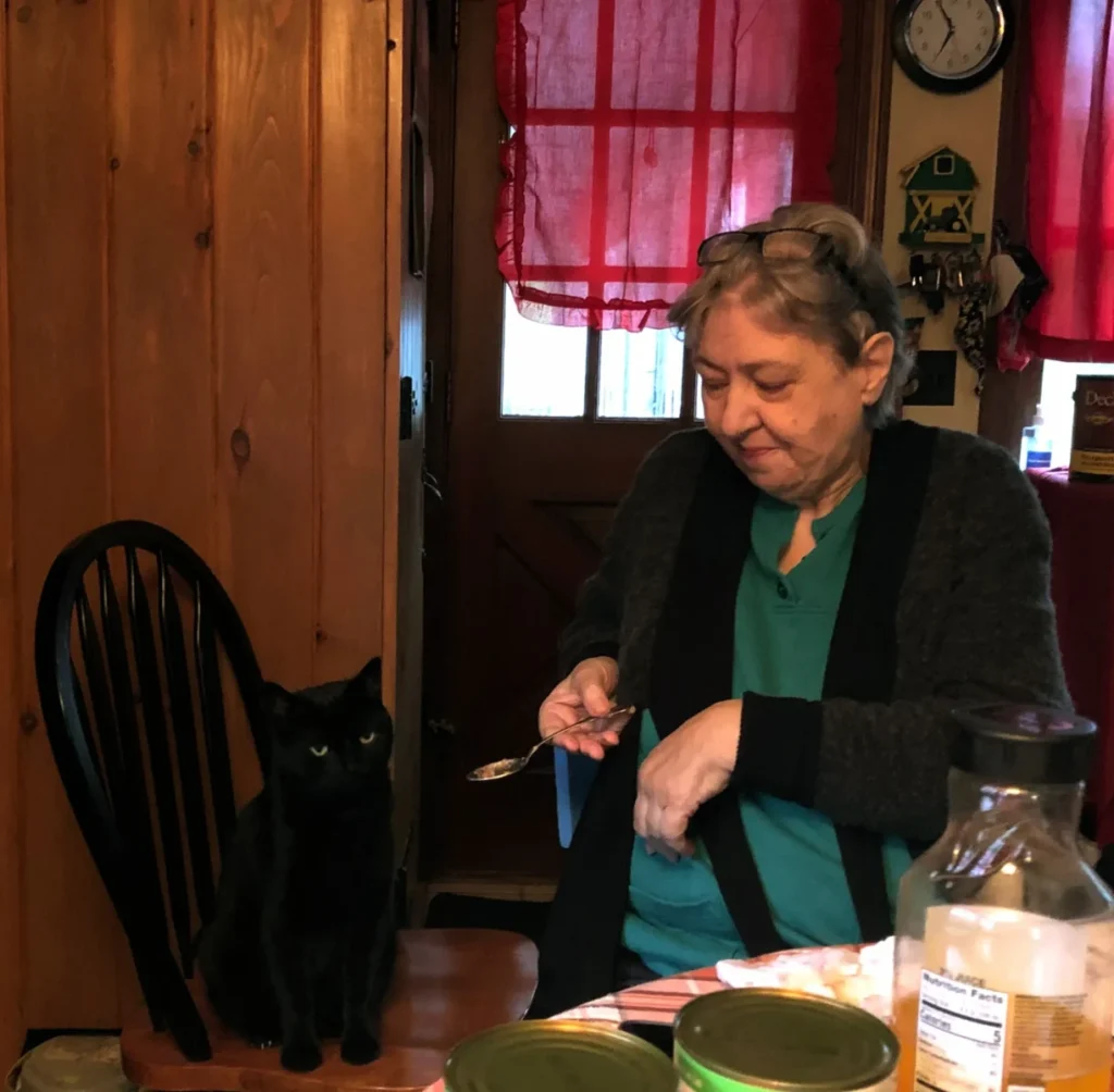 Grandma, Nettie Luciano, really knows how to spoil the grandkids!